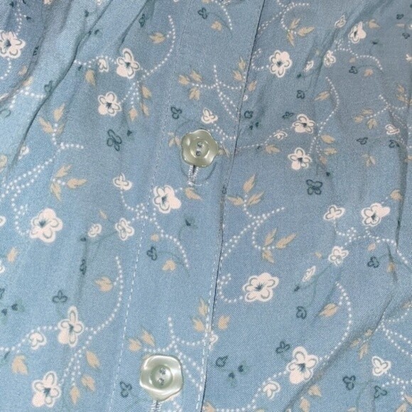 Erika Studios vintage petite medium floral maxi dress - Picture 9 of 10